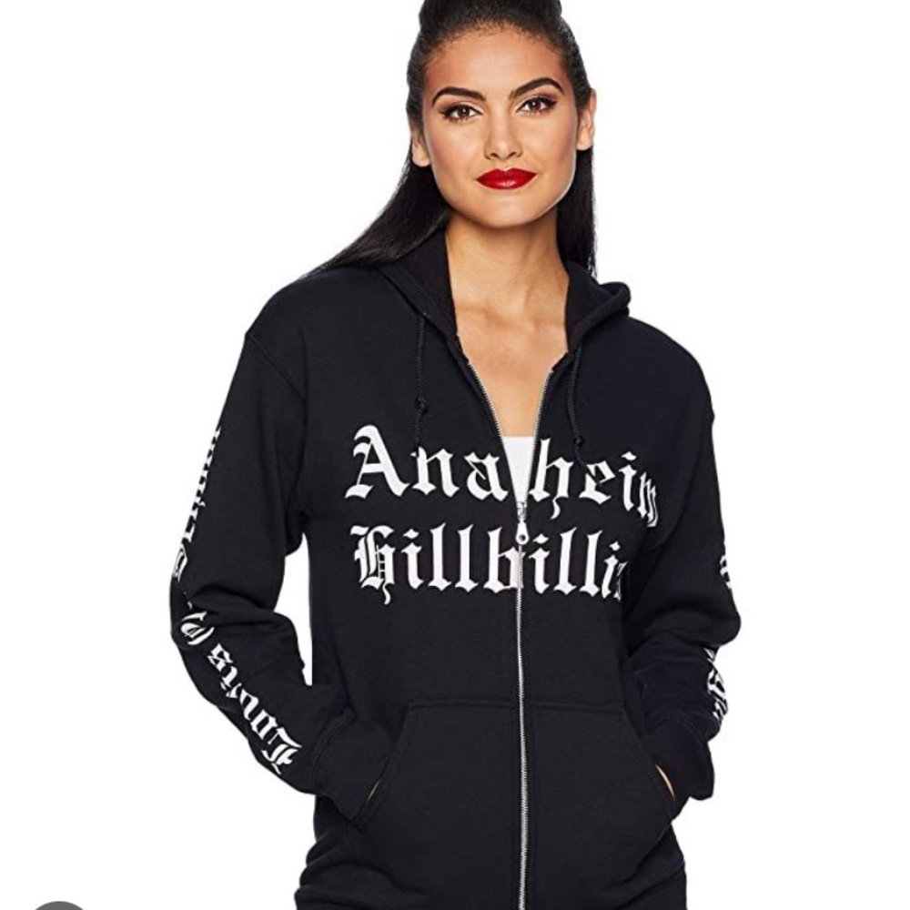 Anaheim Hillbillies black hoodie - L
